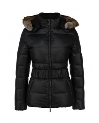 Женская черная куртка-пуховик от EA7