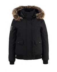 Женская черная куртка-пуховик от Eleven Paris