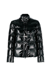 Женская черная куртка-пуховик от Emporio Armani