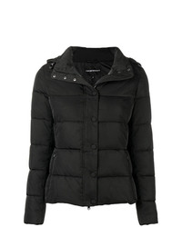 Женская черная куртка-пуховик от Emporio Armani