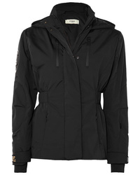 Женская черная куртка-пуховик от Fendi