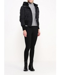 Женская черная куртка-пуховик от Gas