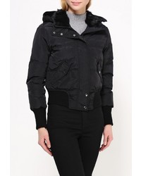 Женская черная куртка-пуховик от Gas