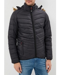 Мужская черная куртка-пуховик от Geographical Norway