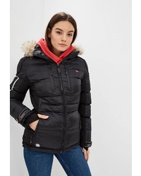 Женская черная куртка-пуховик от Geographical Norway