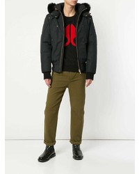 Мужская черная куртка-пуховик от Moose Knuckles