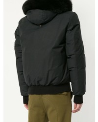 Мужская черная куртка-пуховик от Moose Knuckles