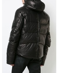 Мужская черная куртка-пуховик от Kru