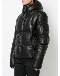 Мужская черная куртка-пуховик от Kru