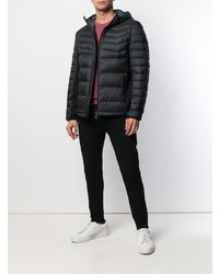 Мужская черная куртка-пуховик от BOSS HUGO BOSS