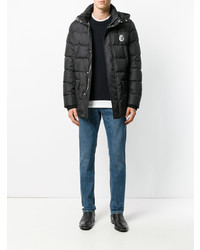 Мужская черная куртка-пуховик от Billionaire