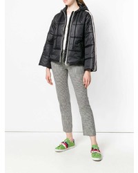 Женская черная куртка-пуховик от Gucci