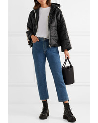 Женская черная куртка-пуховик от Gucci