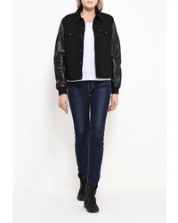 Женская черная куртка-пуховик от Levi's