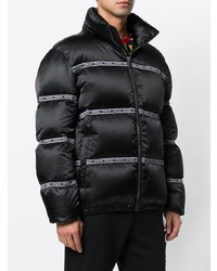 Мужская черная куртка-пуховик от Versace