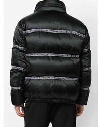 Мужская черная куртка-пуховик от Versace