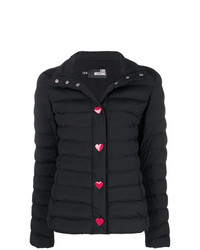 Женская черная куртка-пуховик от Love Moschino