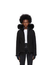 Женская черная куртка-пуховик от Moncler Grenoble