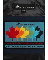 Женская черная куртка-пуховик от Moose Knuckles