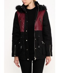 Женская черная куртка-пуховик от Morgan