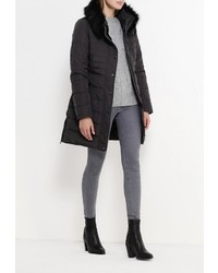 Женская черная куртка-пуховик от Motivi