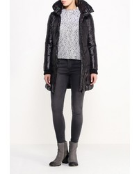 Женская черная куртка-пуховик от Motivi