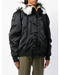 Женская черная куртка-пуховик от N°21