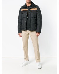 Мужская черная куртка-пуховик от N°21