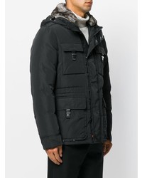 Мужская черная куртка-пуховик от Peuterey