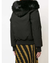 Женская черная куртка-пуховик от Kenzo