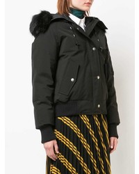 Женская черная куртка-пуховик от Kenzo