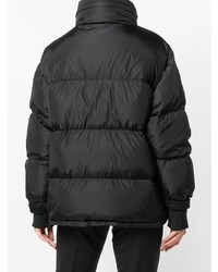 Женская черная куртка-пуховик от Prada