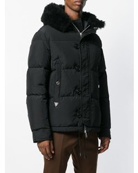 Мужская черная куртка-пуховик от DSQUARED2