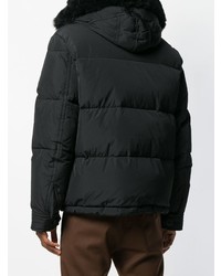 Мужская черная куртка-пуховик от DSQUARED2