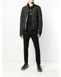 Мужская черная куртка-пуховик от DSQUARED2