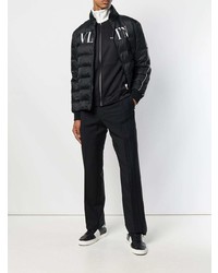 Мужская черная куртка-пуховик от Valentino