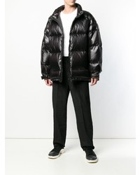 Мужская черная куртка-пуховик от Paura