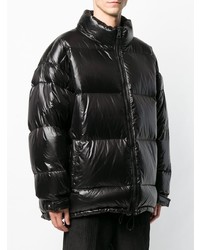 Мужская черная куртка-пуховик от Paura