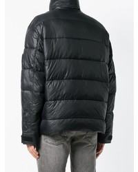 Мужская черная куртка-пуховик от Diesel