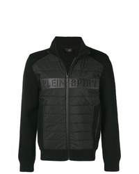 Мужская черная куртка-пуховик от Plein Sport