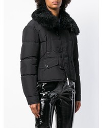 Женская черная куртка-пуховик от Dsquared2