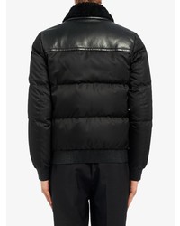 Мужская черная куртка-пуховик от Prada