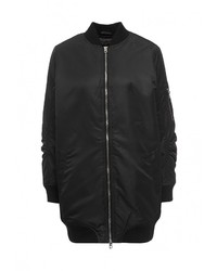 Женская черная куртка-пуховик от QED London