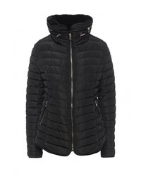 Женская черная куртка-пуховик от QED London