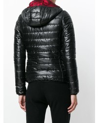 Женская черная куртка-пуховик от Plein Sport