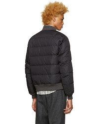 Мужская черная куртка-пуховик от Nanamica