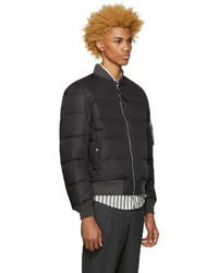 Мужская черная куртка-пуховик от Nanamica