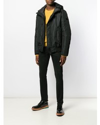 Мужская черная куртка-пуховик от Peuterey