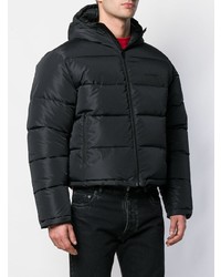 Мужская черная куртка-пуховик от Balenciaga