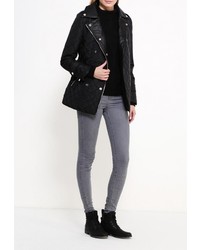 Женская черная куртка-пуховик от Softy